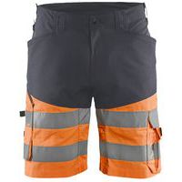 Highvis shortsit stretch Grafiitinharmaa/Huomio keltainen - Blåkläder