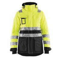 Naisten highvis talviparka Huomio keltainen/Musta - Blåkläder