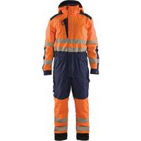 Highvis talvihaalari Huomio oranssi/Mariininsininen - Blåkläder