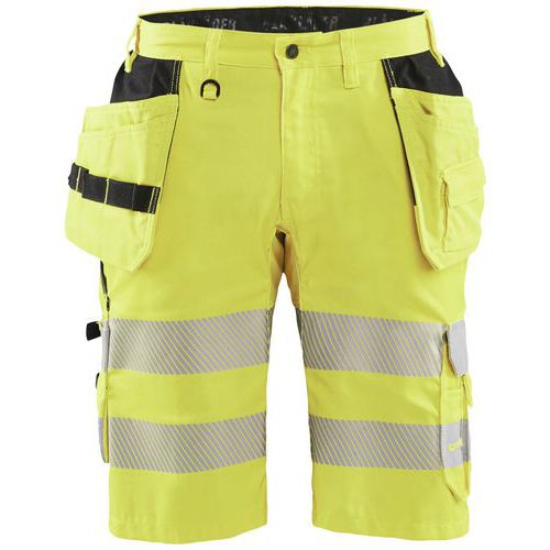 Highvis riipputaskushortsit stretch Huomio - Blåkläder