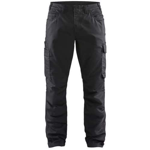 Housut denim stretch Musta/Musta - Blåkläder