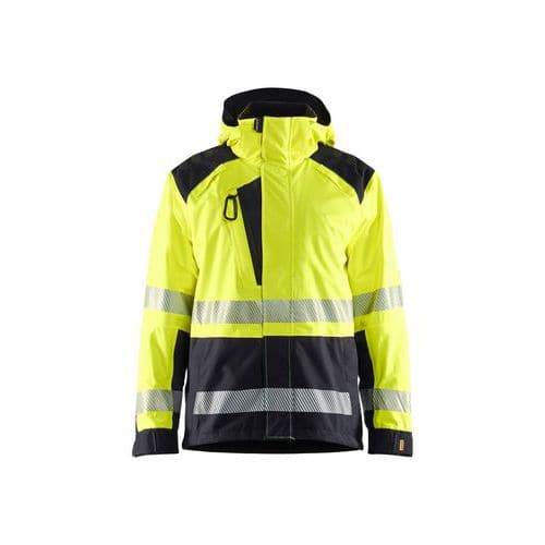 Highvis kuoritakki Musta/Huomio keltainen - Blåkläder