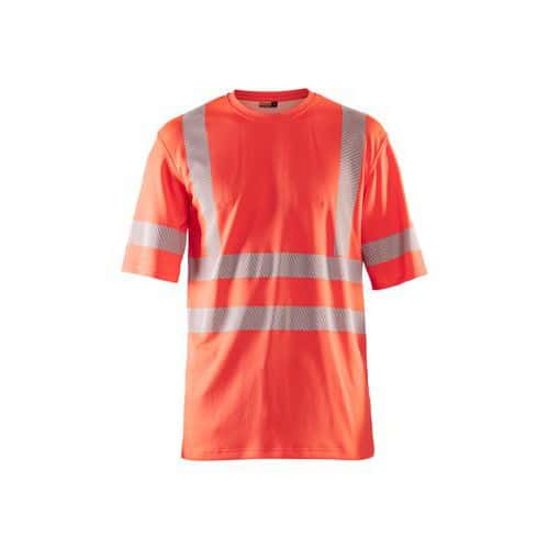 Highvis t-paita Huomio punainen - Blåkläder