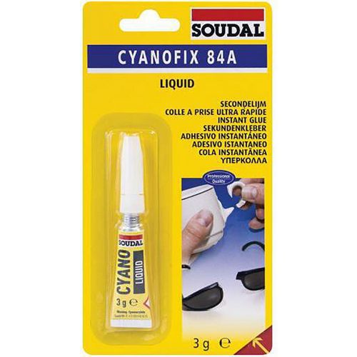 Nestemäinen syanoakrylaattiliima Cyanofix 3 g – Soudal