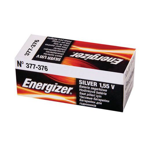 Hopeaoksidiakku kelloihin – 376 – 377 – Energizer