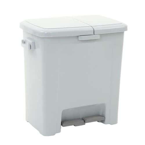 Roskakori polkimella Dustbin 45L double - Vepabins