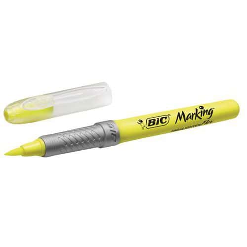 BIC Highlighter Grip Flex Highlighter - keltainen