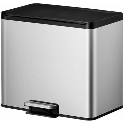 Roskakori Essential Recycler Step Bin 9+9+9 L, ECO