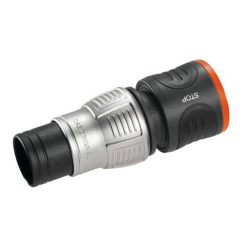 Aquastop Premium -liitin - ergonominen - Ø 15 mm