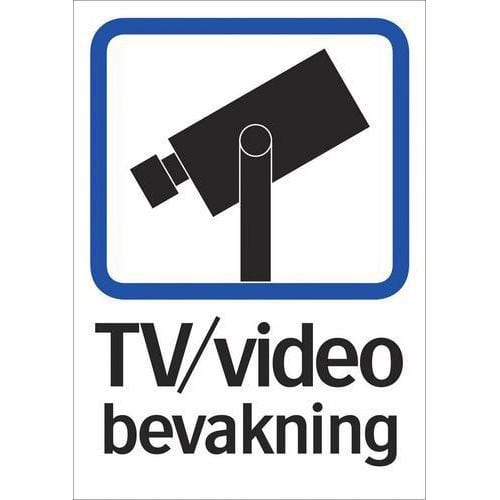 Kilpi - TV/video valvonta, kaksipuolisen