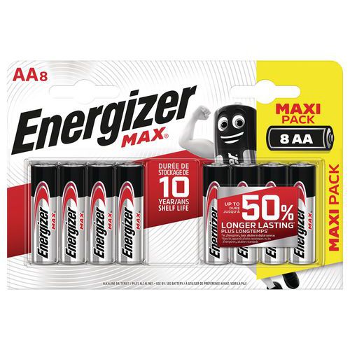 Max AA ‑paristot - 8 kpl:n pakkaus - Energizer