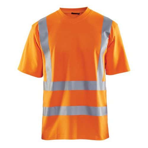 Highvis t-paita, UV-suoja Huomio oranssi - Blåkläder