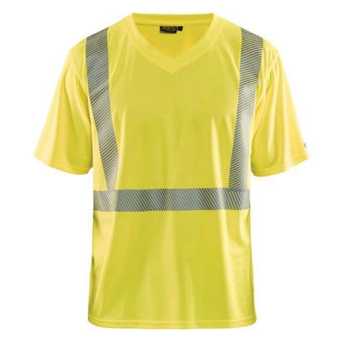 Highvis t-paita, UV-suoja Huomio keltainen - Blåkläder