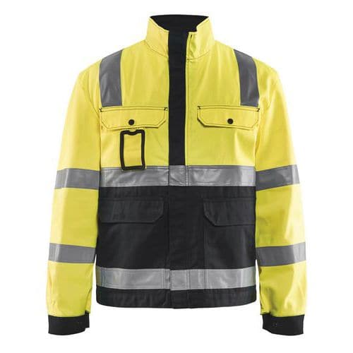 Highvis takki Huomio keltainen/Musta - Blåkläder