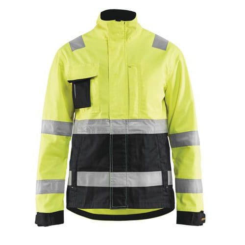 Naisten highvis takki Huomio keltainen/Musta - Blåkläder