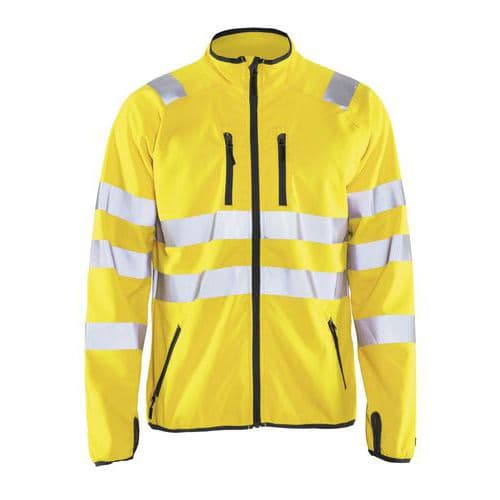 Highvis softshelltakki Huomio keltainen - Blåkläder