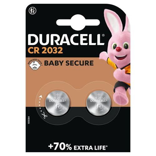 CR2032-litiumnappikennoparisto - 2 kpl pakkaus - Duracell