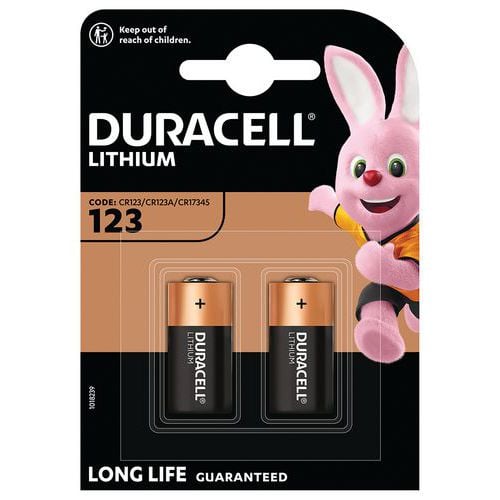 CR123-litiumparisto - 2 kpl pakkaus - Duracell