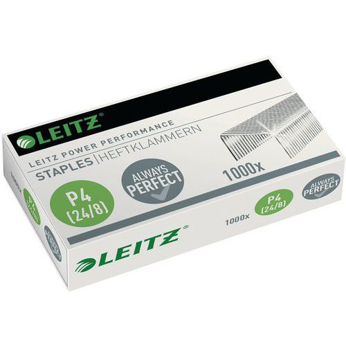 Niitit Leitz Power Performance P4, 24/8, laatikko 1000 kpl.