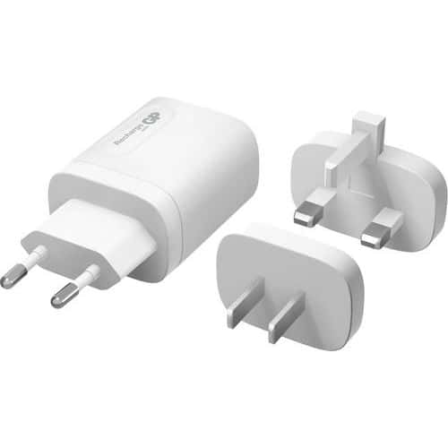 Seinälaturi matkavirtalähteillä, PD 20W, USB-A/USB-C - GP