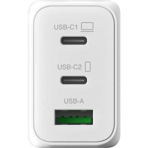 Seinälaturi matkavirtalähteillä GaN PD 65W, USB-A/2xUSB-C - GP