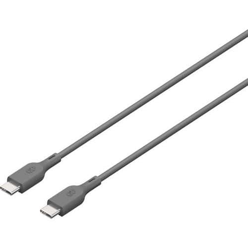 Kestävä 2 metrin USB-C–USB-C-kaapeli, 100 W - GP