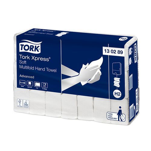 Paperipyyhe Tork Adv. H2 Soft ketjutaitettu 2-kerroksinen