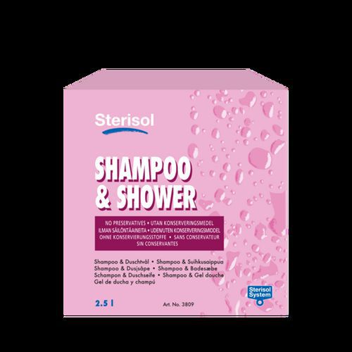 Sterisol Shampoo & Shower 2,5 l, hajustettu