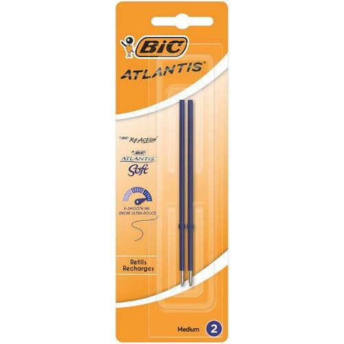 Bic Atlantis Soft Refill - 2 kpl pakkaus - Bic