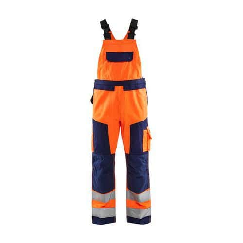 Highvis lappuhaalari Huomio oranssi/Mariininsininen - Blåkläder